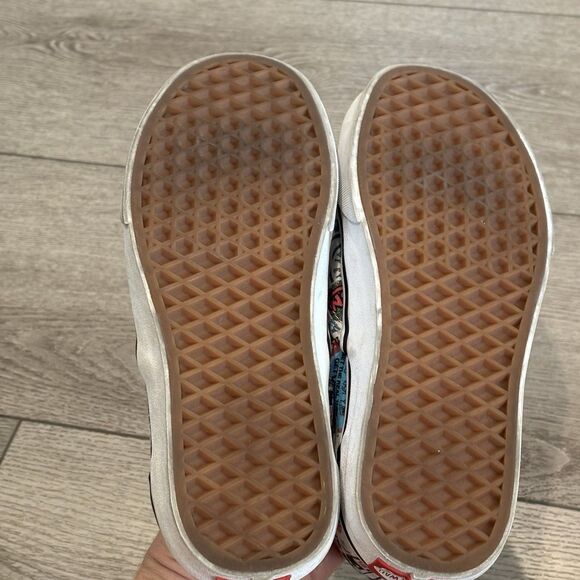 Vans Mash Up Stickers Classic Slip On Shoes Unisex M5 W6.5 Skate BMX Surf Casual - Picture 5 of 6